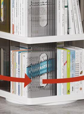 旋转书架落地用置物儿书柜学生家储物柜客厅XNH展示架架童书本收