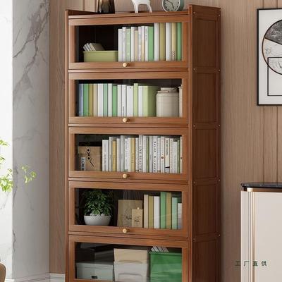 书柜桌带门家用落地TXS架置物书架多儿童面收纳简约现代客厅储物