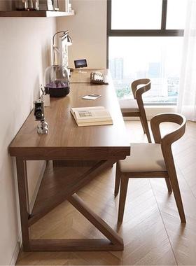 Yla简约现代办公桌学习桌木型小家双用OKP人电脑桌卧室儿实童书桌