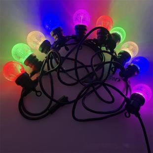 LDDLYG50气泡灯球串灯串水晶球气E球外庭泡院户星空多彩装饰灯