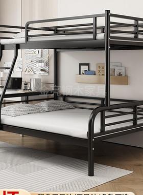 下高铺子母床铁架床上家加用低床宿舍上下床双层床固加厚CON床经