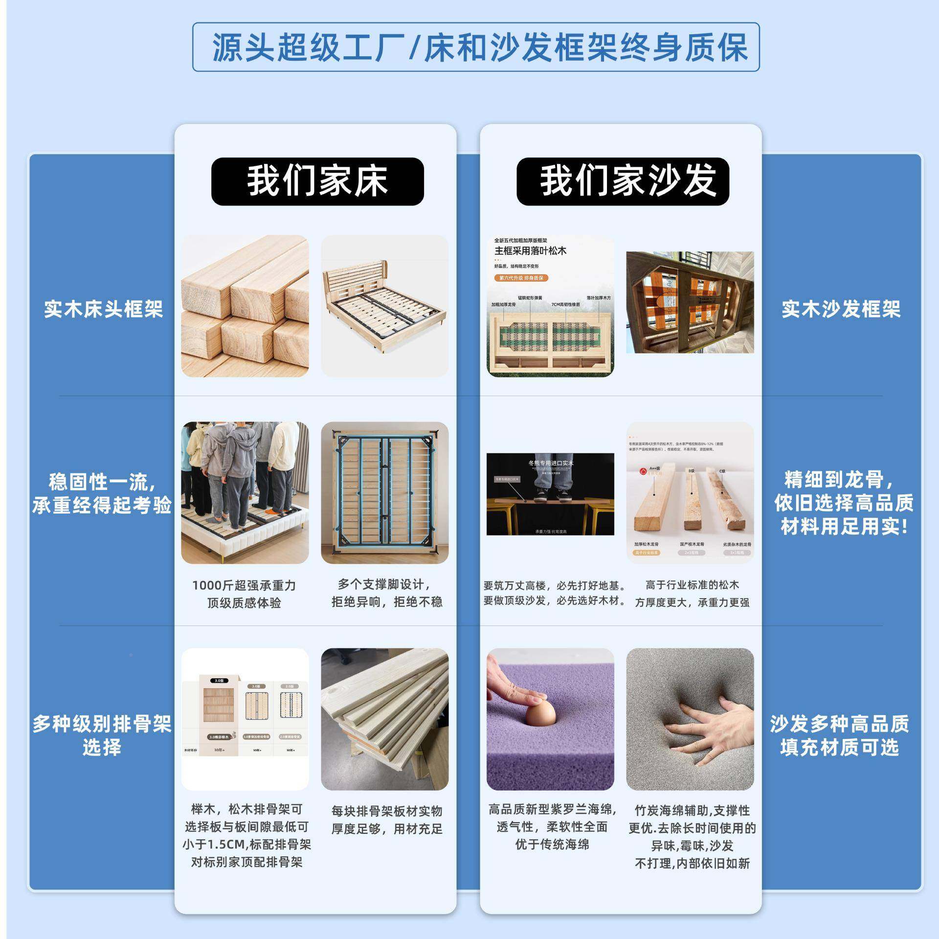 桐语特现奶油落MGG风白色猫抓布床法式豆双腐块地主卧代简约人布