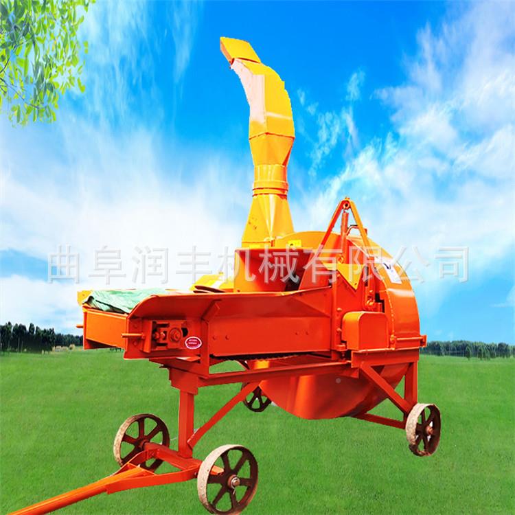 加锰钢饲草场粉碎机5吨青草揉厚AIJ丝机干湿羊用饲草粉碎机