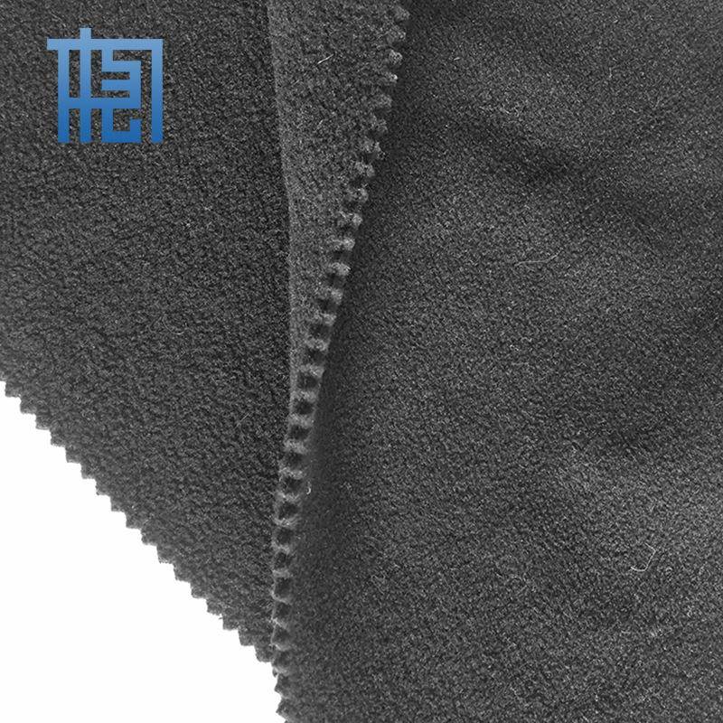 现货导电触摸屏超摇粒绒手套DCQ面料抗静双电单双细刷双摇单摇单