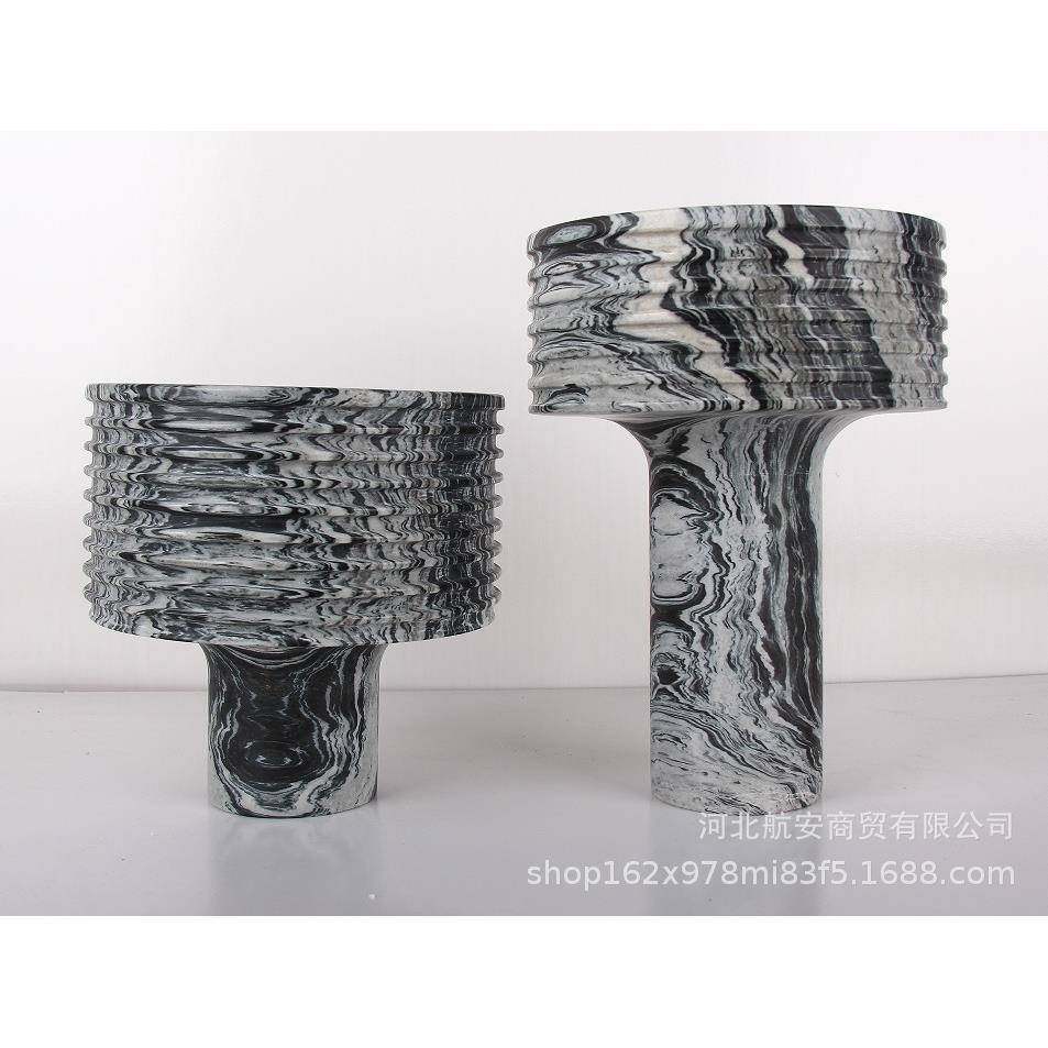 现代简约创意大理石花器花瓶样板房售楼处桌面茶几软装饰品工艺品,纺织面料/辅料/配套,纺织机械配件,淘宝优惠券,粉丝福利购,淘宝优惠卷