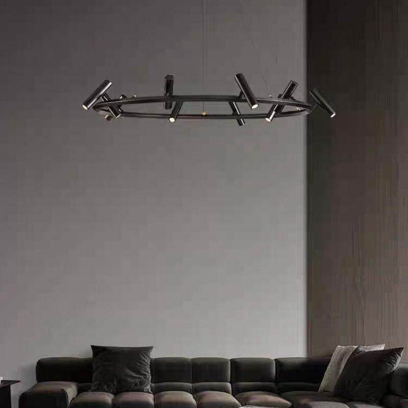 北欧客厅灯一字长条餐厅吊灯轻奢风现代简约设计师圆环样板房灯具,纺织面料/辅料/配套,纺织机械配件,淘宝优惠券,粉丝福利购,淘宝优惠卷