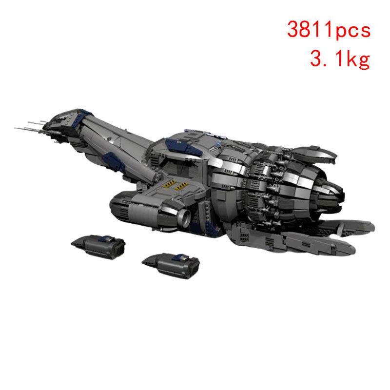 3热卖小颗粒MOC-12777太空飞船儿童益智积木拼装玩具模型摆件