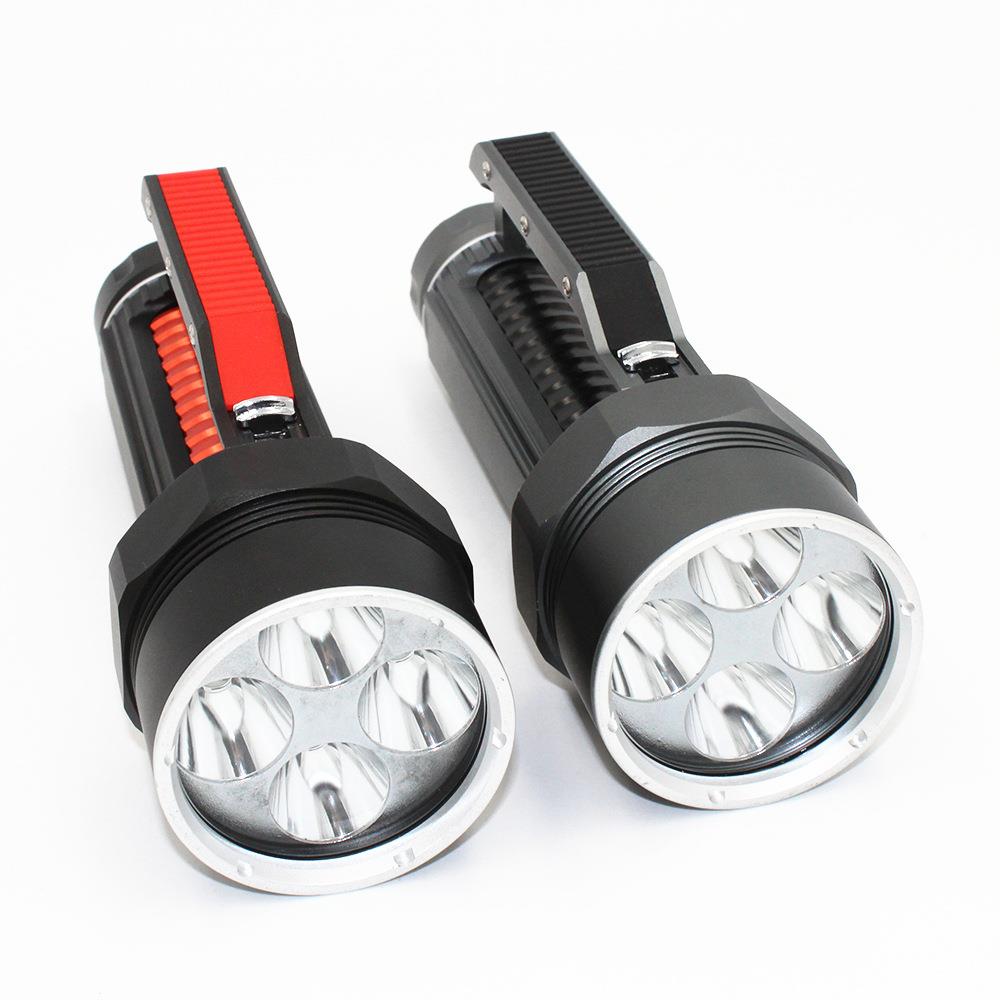 热4灯销LZQM提2强光潜手电筒磁控光无极调手电筒户外野营登山手灯