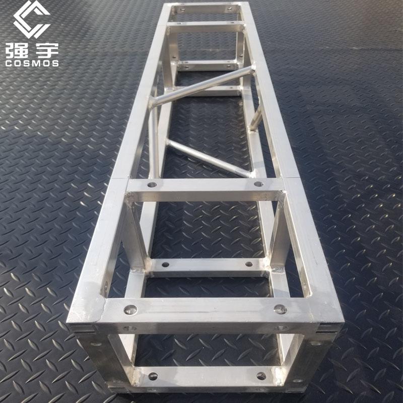 铝金方管加筋桁架灯30*30光架铝合金加背架热镀合锌广告桁架活动