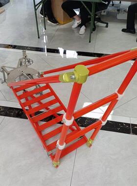 绝缘工作平台三BNF柱上线快装修角旋转电检杆操作平梯高空电杆支