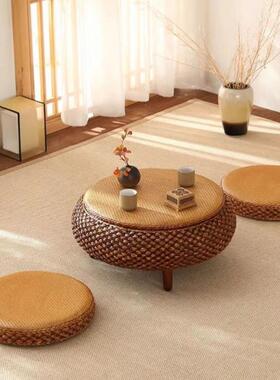 榻子可榻米网红OUS茶几飘窗桌小桌炕桌卧室家用简约窗台地矮藤编