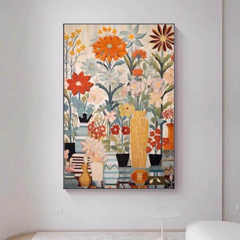 卉马蒂斯抽象客厅走廊装饰画美复古花无品牌/墙卧室潮现代简式约,饰品/流行首饰/时尚饰品新,DIY配件,淘宝优惠券,粉丝福利购,淘宝优惠卷
