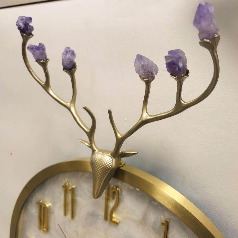 轻奢挂钟厅家挂墙气时钟现代大时尚创意网红轻用奢客静音金属无品,饰品/流行首饰/时尚饰品新,DIY配件,淘宝优惠券,粉丝福利购,淘宝优惠卷