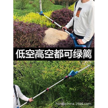 40V锂电充ES-高ES-H5242H5242高枝机电加式空电动伸缩长绿篱修剪