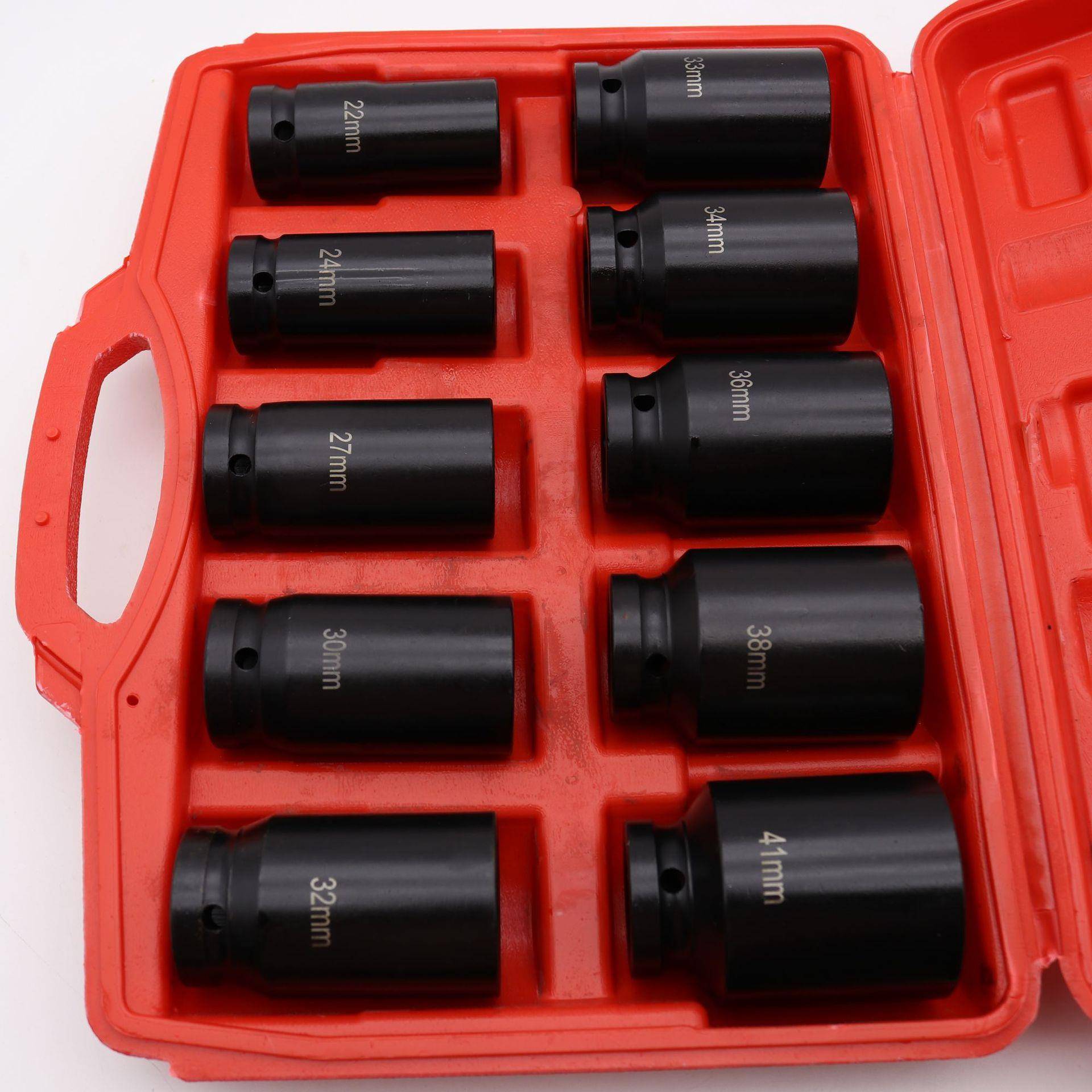 /410件BJL大炮加厚六风角套筒六套角加厚套套筒气动板子专用筒重