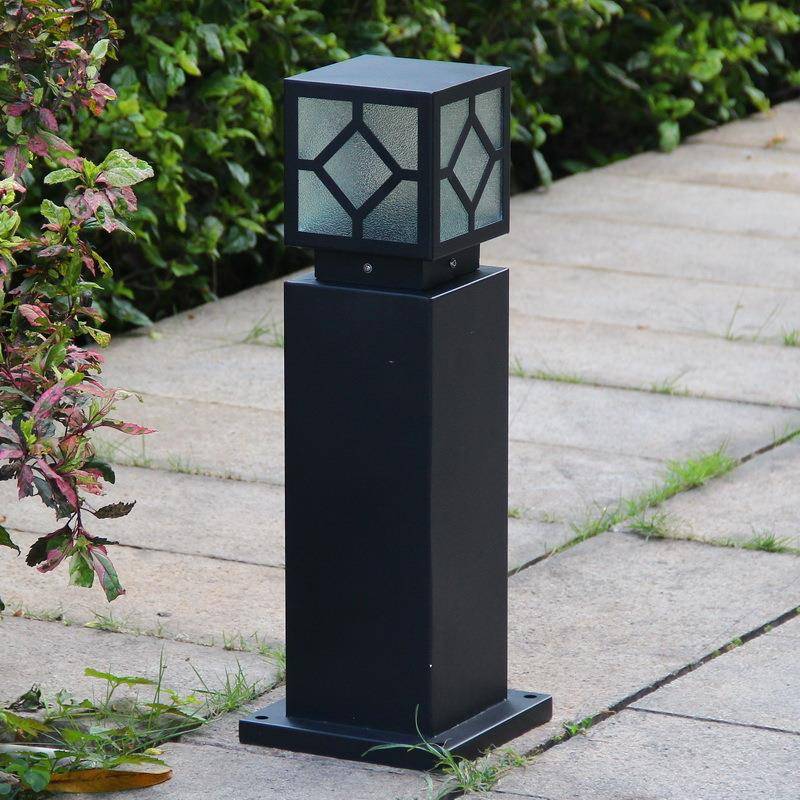 新中式太阳墅能庭院灯灯户外防水公园景观灯小区别菱形草坪花园草