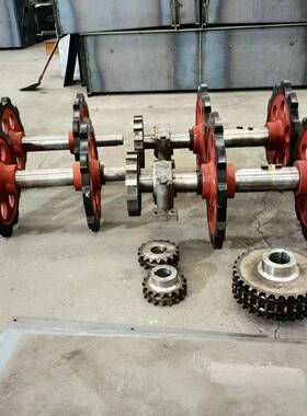 FU70/310板机头HOG尾链轮输送头尾配件刮总成机6齿头尾2轮