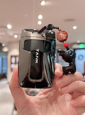 坦h7克300钥匙套24款三百400i4t赛博坦克500/0车包扣壳BQT金0属