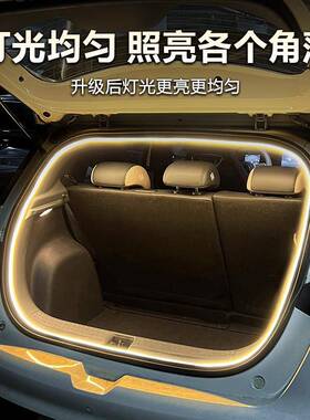 新EIS款比亚迪海豚智驾汽版后备箱围灯箱照明灯氛改装车尾内用品