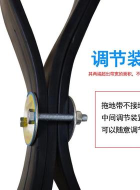 国标250型危品28617车用静电条悬式橡胶地条加厚挂接耐磨抗老化拖