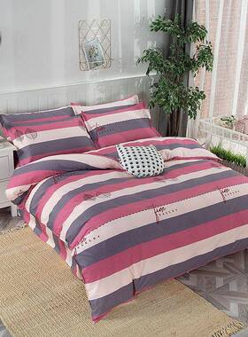 纯棉被套单件1..5米18米单双人简罩约公主风73348卡通全棉斜纹被