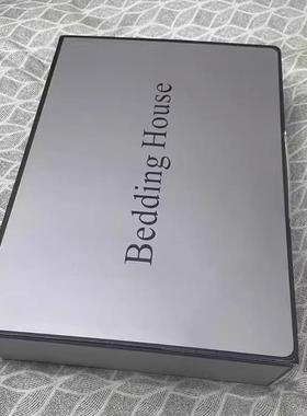 裸轻奢纯色106490支天床丝棉四风件套全棉冰丝被套睡床单床笠上用