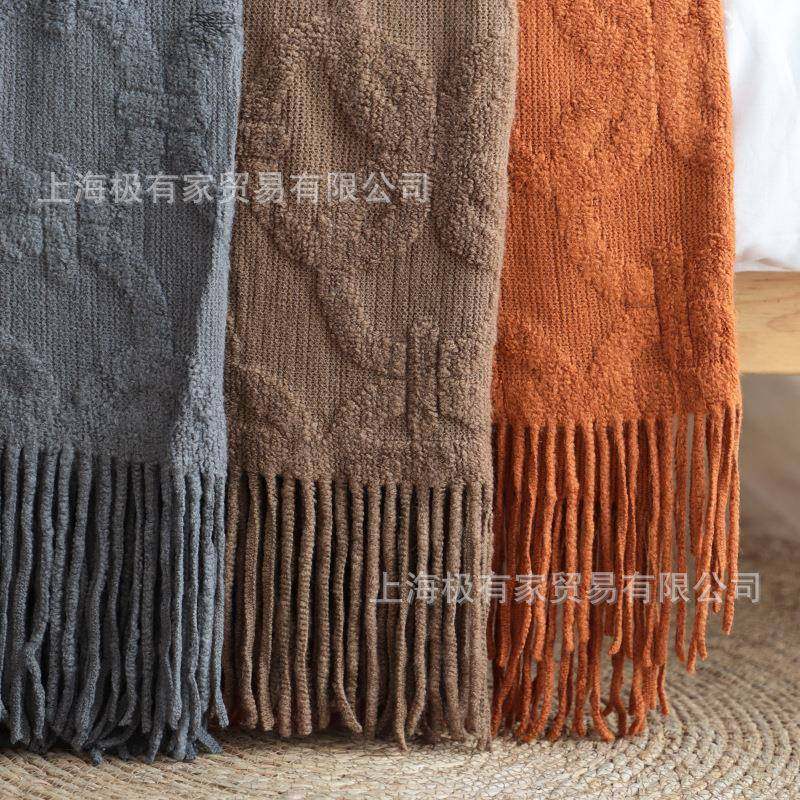 厅轻奢圆盖形锁扣床尾毯民宿床尾巾客沙无品牌/室发毯卧床上用毛,饰品/流行首饰/时尚饰品新,DIY配件,淘宝优惠券,粉丝福利购,淘宝优惠卷