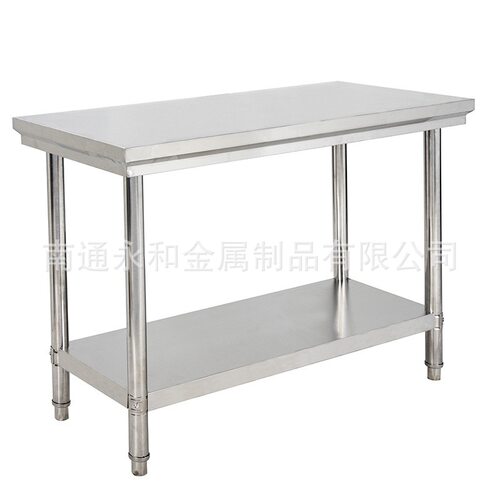 不锈钢洁净工作台 厨房不锈钢靠墙砧板  不锈钢操作台