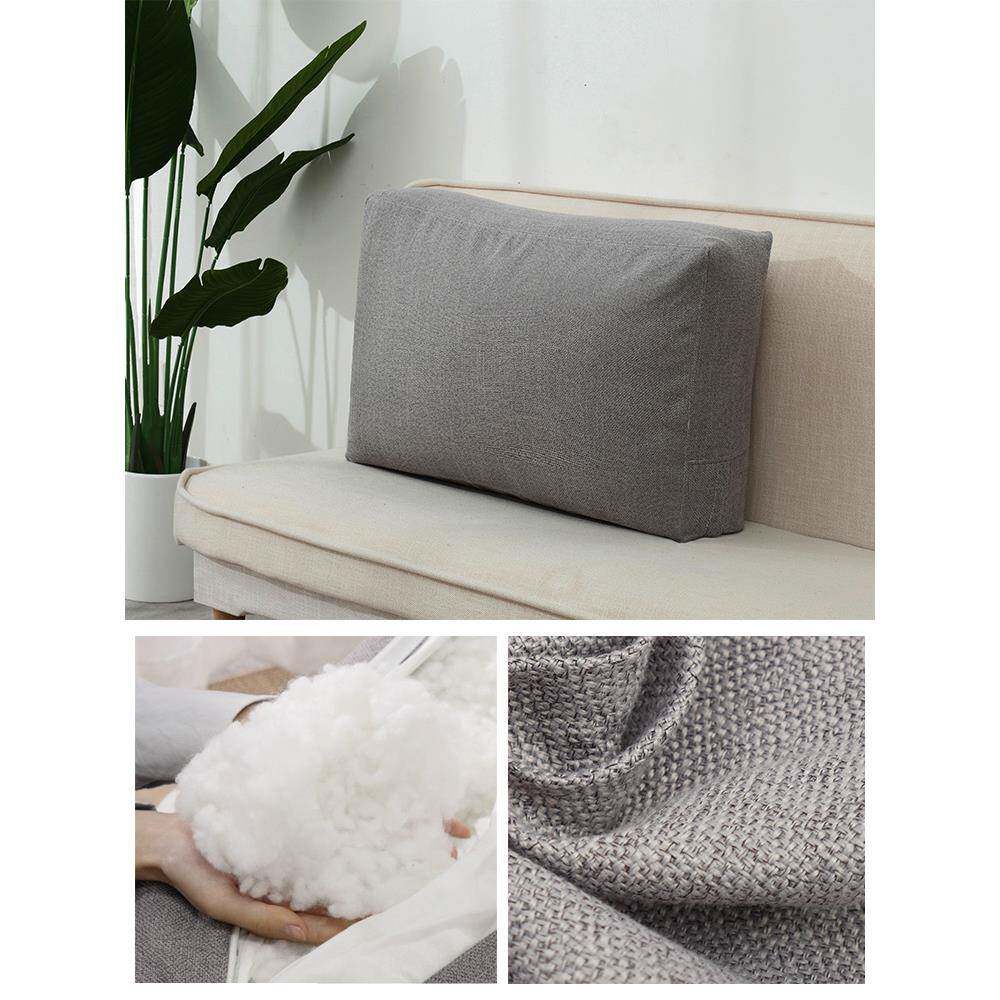 ll立体靠垫沙发靠枕套长方形抱枕床头蹋蹋米靠背垫贴墙可拆洗大软