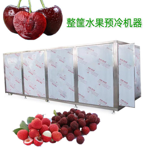 果蔬喷淋降温机 水果预冷机 连续式荔枝预冷设备胡萝卜秋葵预冷机