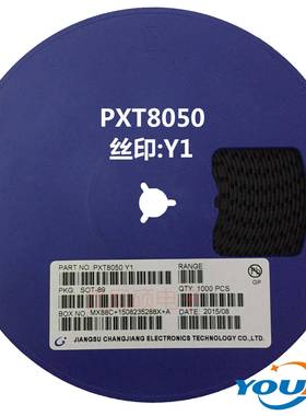 长电PXT8050SS8050丝印Y1贴片三极管1.5A电流SOT-89封装