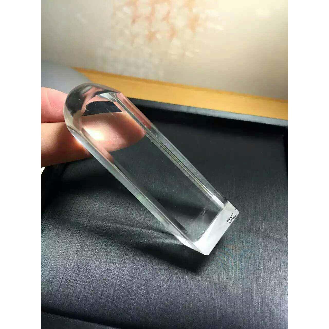 白水晶大号印章签字章包刻字