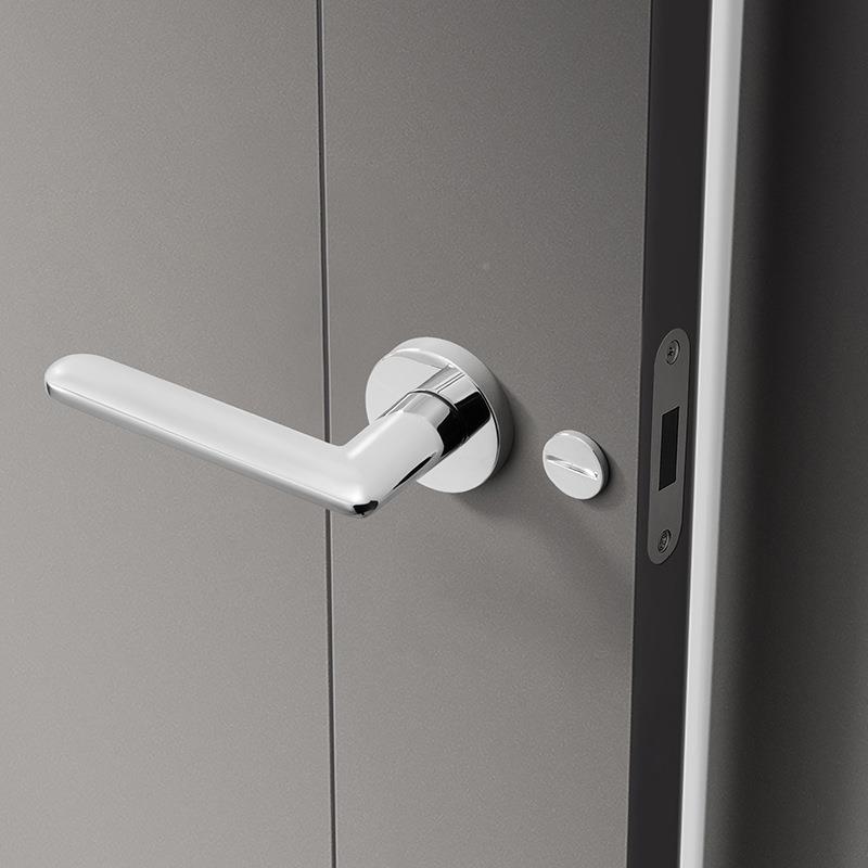 极BK-F15B0简门室内卧室锁房门锁现代简门约生态磁木锁门把手静音