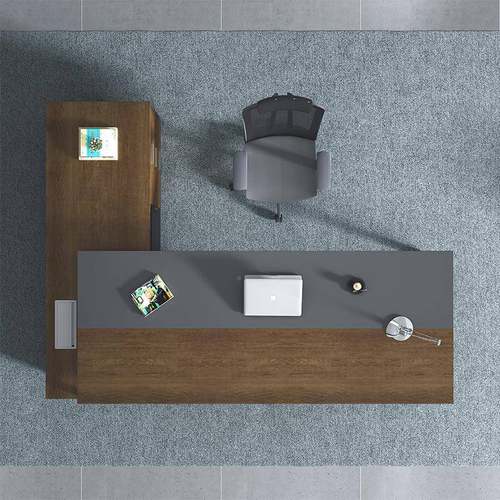 代人经简约办公桌现时尚大班台主管理中班台单位老板桌WYV椅组合