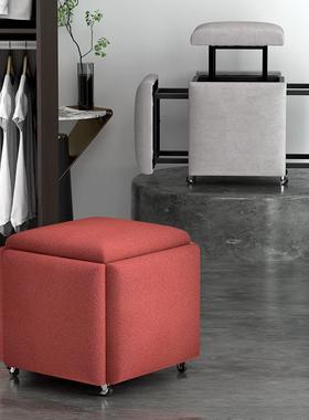 多功能组合收纳合凳简约五一魔小凳子家用客厅沙凳发网红JCQ凳方