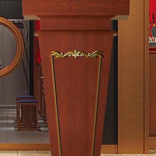 实演讲桌木发言台师学校演讲台教讲台无品牌/桌酒店接待台4s店迎