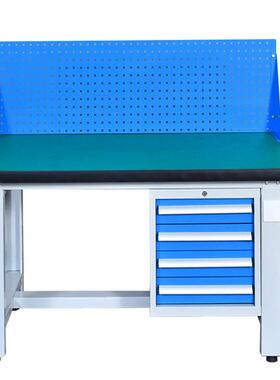 灯百叶方挂板工孔作桌重型三抽吊柜作操台带绿色防静AL-64528电工