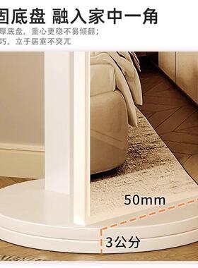 旋穿衣功镜20486挂衣帽架身穿衣镜家用多能全镜置物架一体转公主