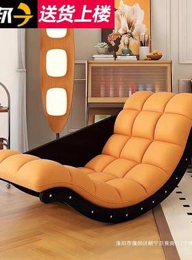 摇椅香蕉沙发躺椅摇多功能单人两用客摇阳TQK台沙椅家用休闲懒厅