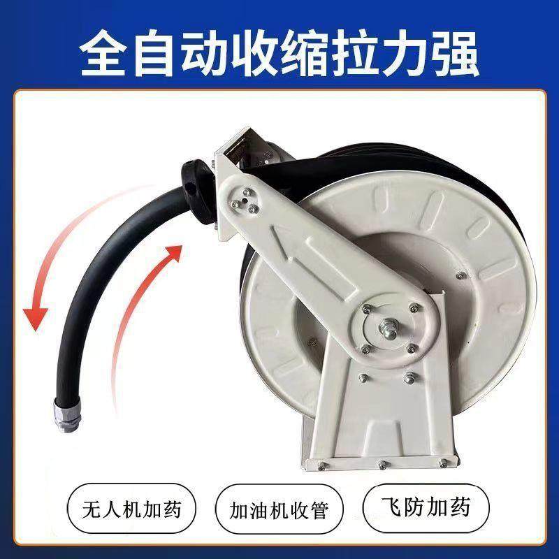 UIZ加器油机盘自伸缩卷管6动分1寸1.5寸汽柴油车载10米15米20卷米