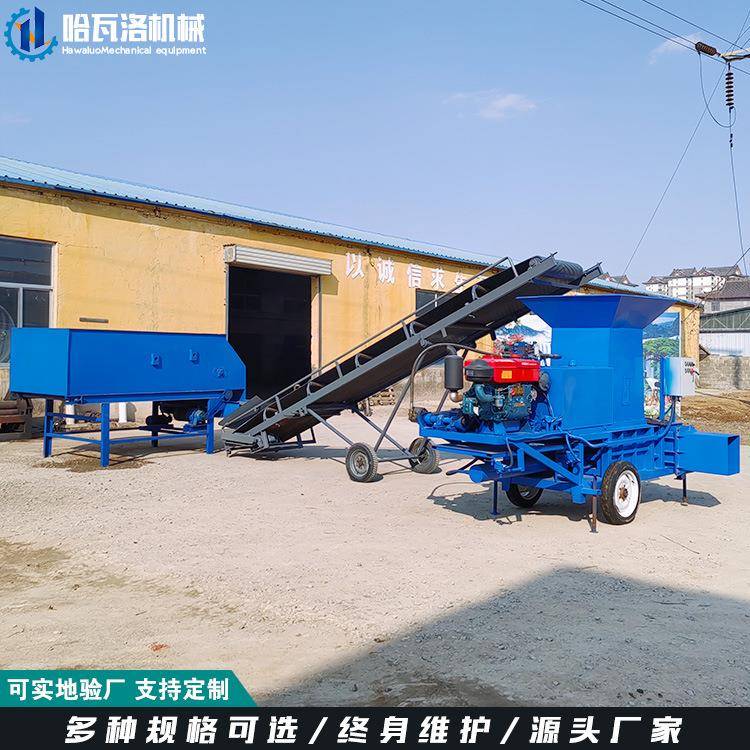 两青储机打包机全株玉米打包装蔗袋机甘缸FPG苜蓿套袋打包厂家