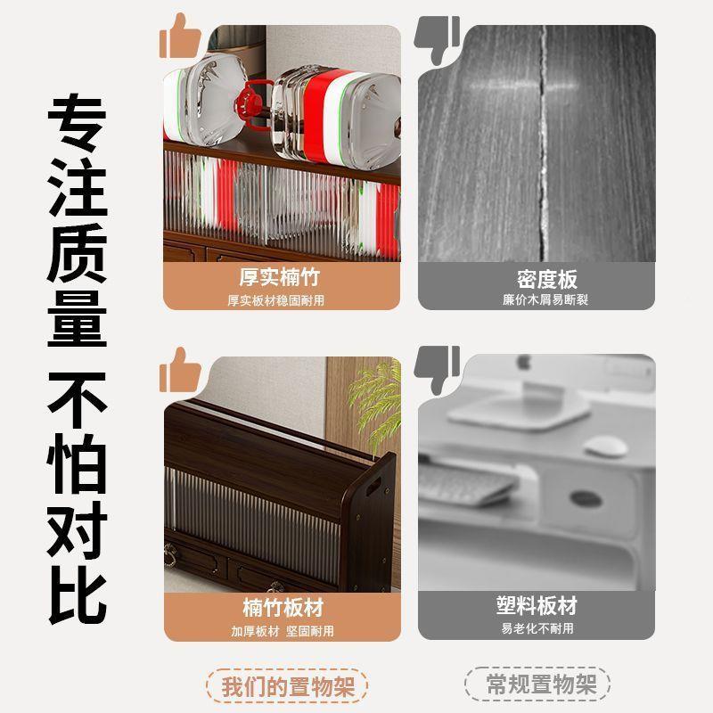 新款桌面架AHQ台式中博古茶具置物新式多宝阁小型收纳柜摆件架展