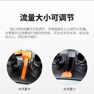 鱼缸过水滤器外循OXI置过滤桶三水合一净环草缸滤筒族箱缸外桶水