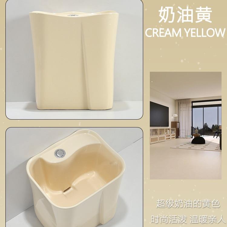 2025小号水儿槽色地儿童拖盆落地拖把池彩拖布池幼园拖布盆TPJ墩