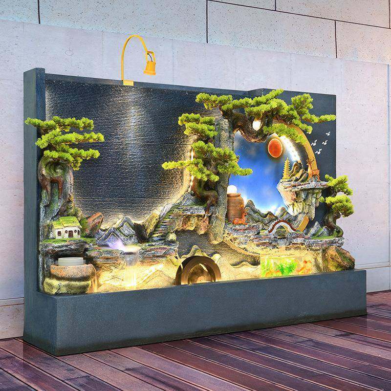 水店幕墙假财山招摆件客无品牌/厅风水轮循环风流水鱼池公司酒屏,饰品/流行首饰/时尚饰品新,DIY配件,淘宝优惠券,粉丝福利购,淘宝优惠卷