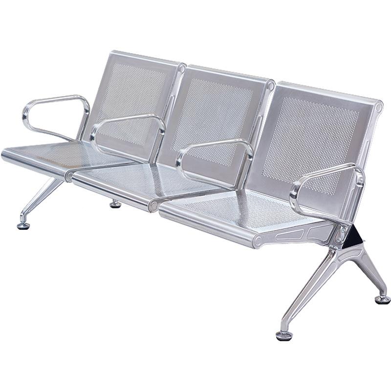 排椅三人位04全不锈钢MFS扶手机椅连排带3椅等候椅候诊椅场公共座