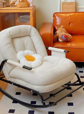 网红摇摇椅躺椅成人可/THDB-睡阳台家用闲椅子客午休懒人觉厅沙休