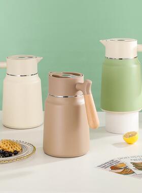 木柄DIG贵壶仕真空壶34不锈钢保温家用保瓶酒店温餐厅暖壶0保温水