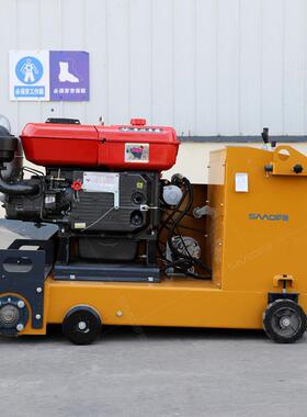 手推RIZ式小翻型路面铣刨水泥地坪机新自行走厂汽油小型拉毛机家