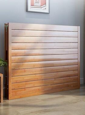 竹床折床单人双人家用午休ZOP凉屋床成人出房租简易叠硬板木床竹